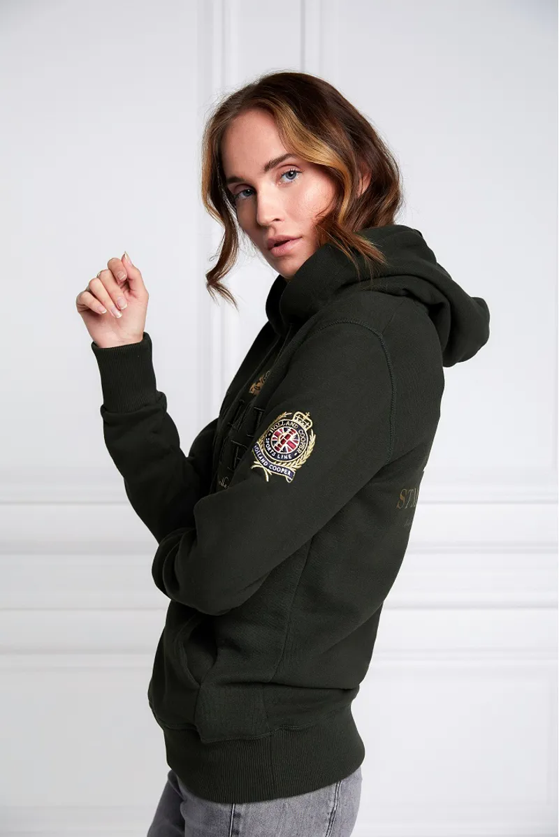 Holland Cooper Heritage Hoodie Ladies in Racing Green-2